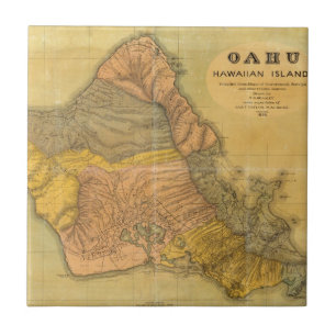 Oahu, hawaiische Inseln Fliese