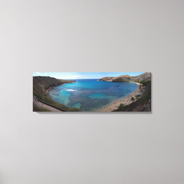 Oahu Ocean Panoramic Leinwanddruck (Vorderseite)