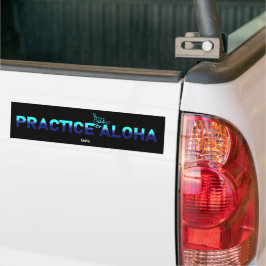 Oahu praktiziert Aloha HIPacific Shaka (Hang lose) Autoaufkleber