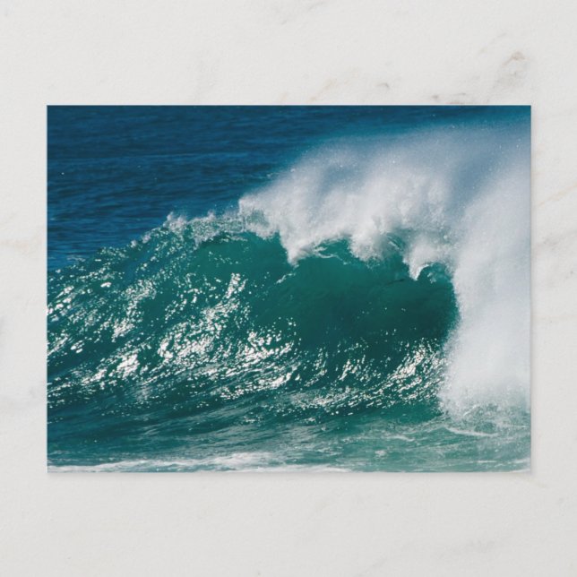 Oahu-Wellen Postkarte (Vorderseite)
