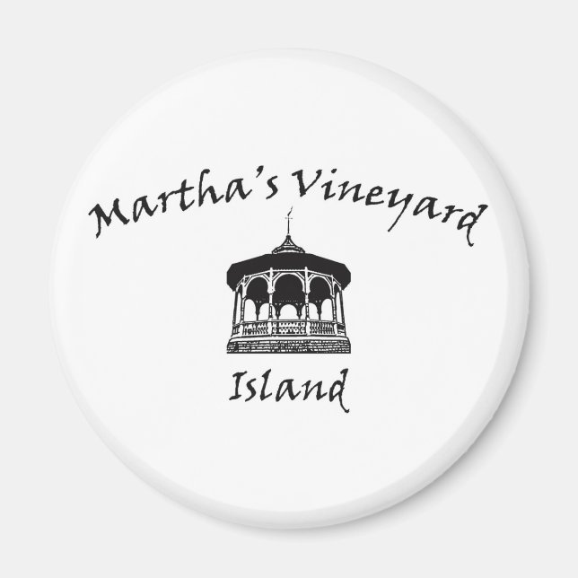 Oak Bluffs Gazebo Magnet (Vorne)