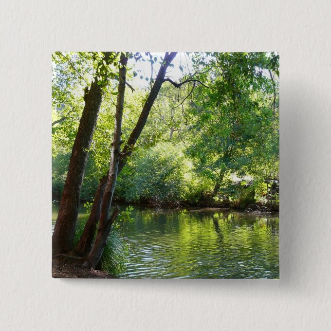 Oak Creek I in Sedona Arizona Naturfotografie Button (Vorderseite)