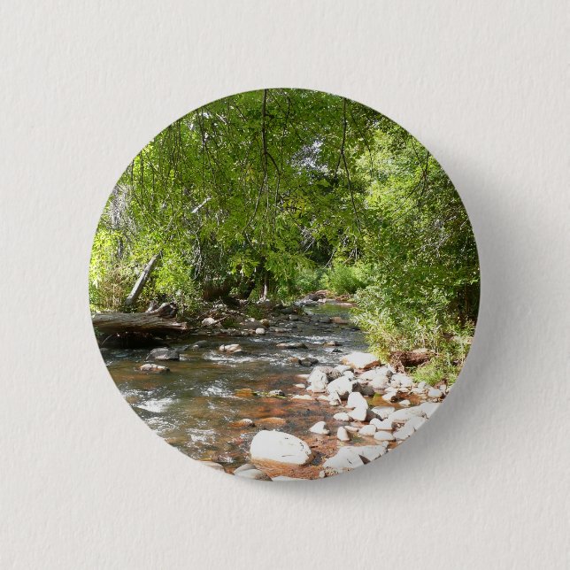 Oak Creek II in Sedona Arizona Naturfotografie Button (Vorderseite)