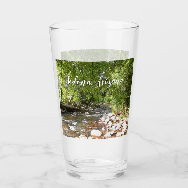 Oak Creek II in Sedona Arizona Naturfotografie Glas (Vorderseite)