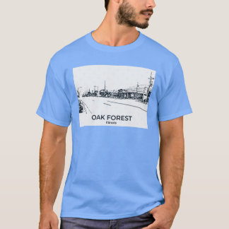 Oak Forest Illinois Oversized 1 T-Shirt