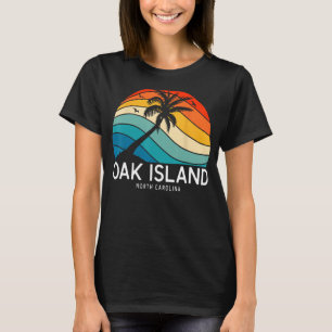 Oak Island Beach North Carolina Beach Palme So T-Shirt