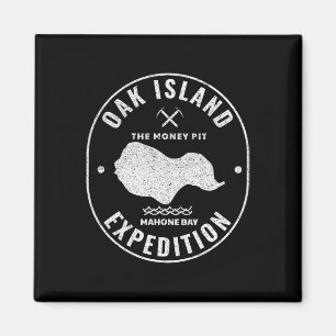 Oak Island Expedition Schatzsuche Retro Mystery Magnet