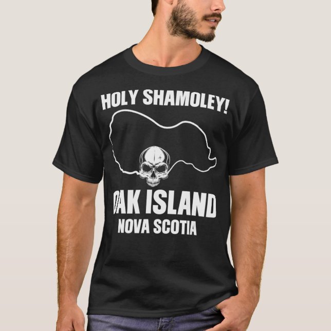 Oak Island Kanada Jäger auf Oakland Jäger T-Shirt (Vorderseite)