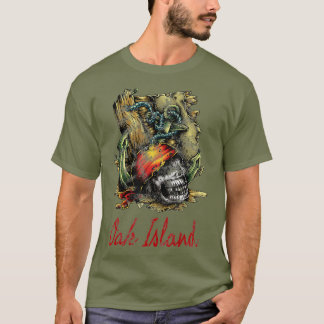 Oak Island Mystery Curate Pirate Karte T-Shirt