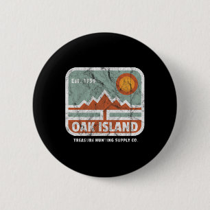 Oak Island Schatzsuche Lieferung Vintage 1795 Kart Button