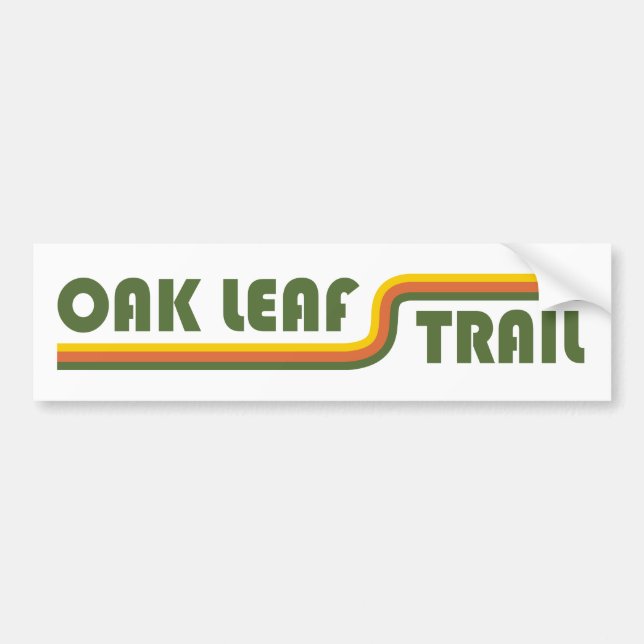 Oak Leaf Trail Wisconsin Autoaufkleber (Vorne)