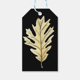 Oak Leaf Watercolor Geschenkanhänger