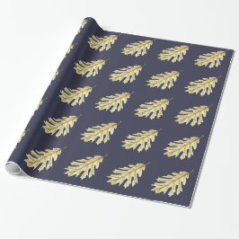 Oak Leaf Watercolor Geschenkpapier