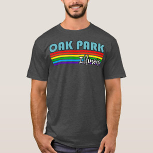 Oak Park Illinois Pride Oak Park LGBT Geschenk LGB T-Shirt