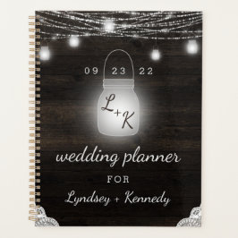 Oak Ridge Rustic Mason Jar & Lights Hochzeitspläne Planer