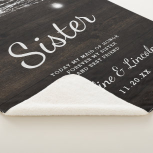 Oak Ridge Rustikal zum Zitat von Schwester Heartfe Sherpadecke