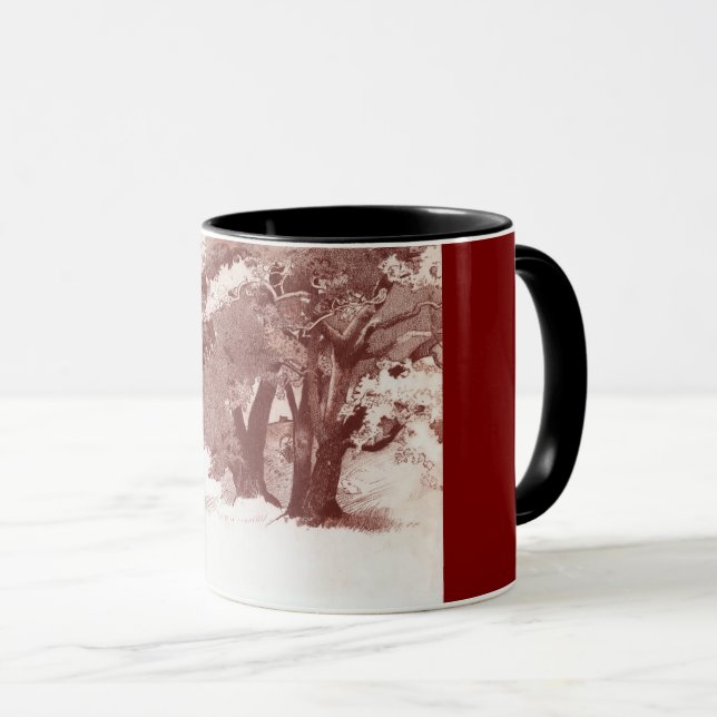 Oak Tree Art Tasse (VorderseiteRechts)