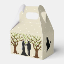 Oak Tree Bride und Groom Gevor Geschenkboxen