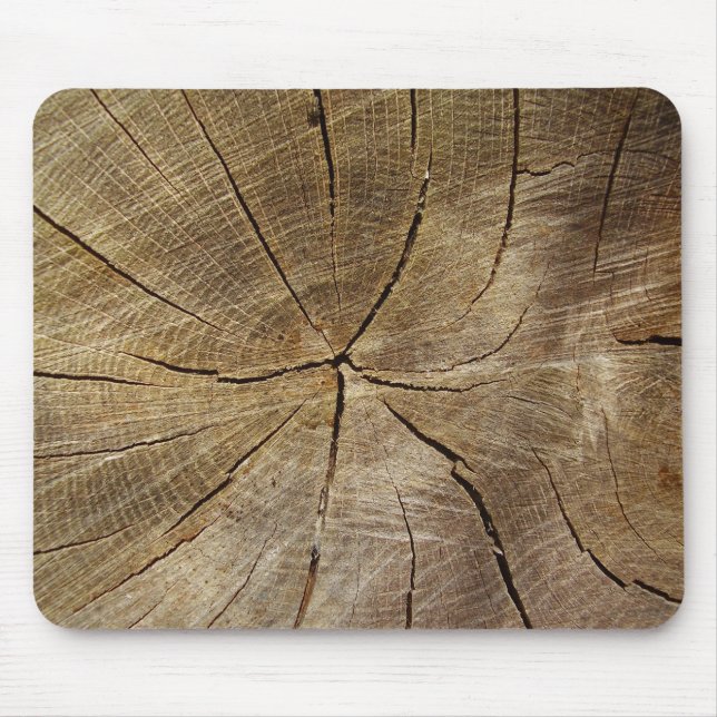 Oak Tree Cross Section Maus Mat Mousepad (Vorne)