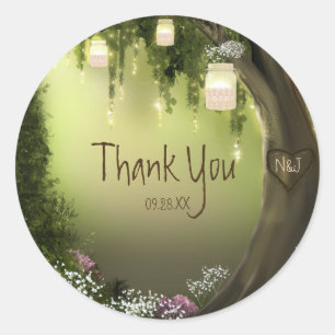 Oak Tree Enchanted Forest Garden Fevor Stickers