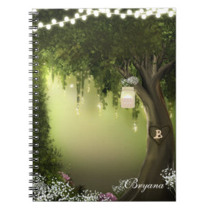 Oak Tree Enchanted Forest Garden Notebook Journal Notizblock