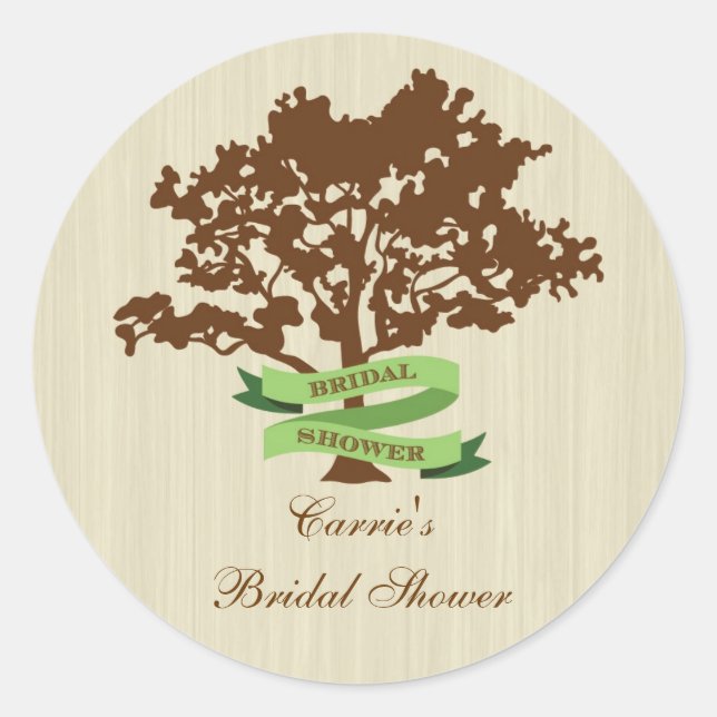 Oak Tree Fall Sticker (Vorderseite)