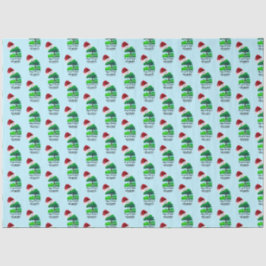 Oak Tree Logo | Santa Hat Happy Holidays Business Seidenpapier