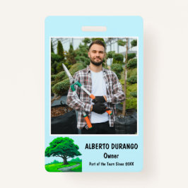 Oak Tree Logo | Tree Trimming Services Employee Ausweis