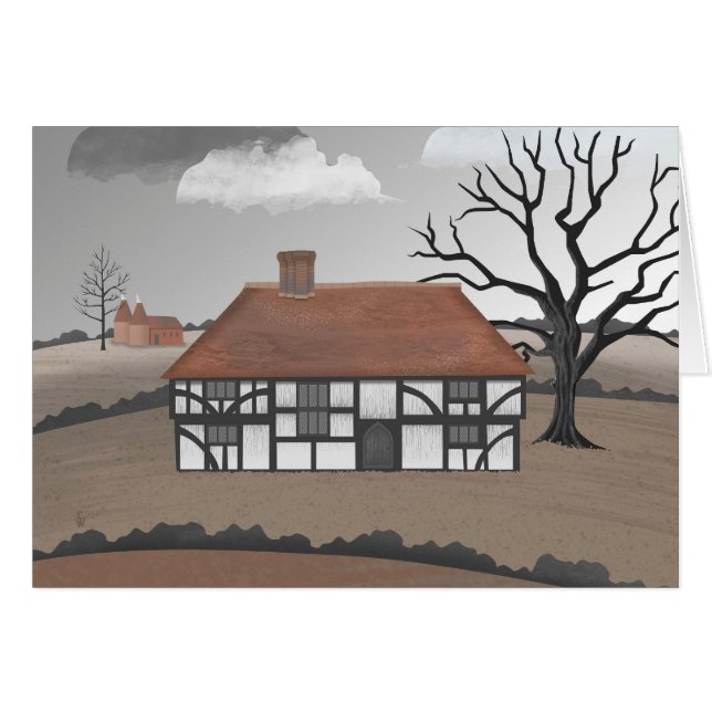 Oak Tree Manor Karte (Vorderseite (Horizontal))