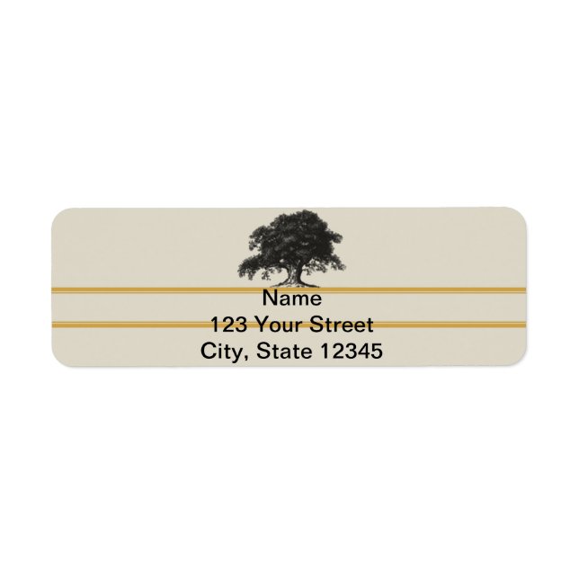 Oak Tree Plantation in Gold (Vorne)