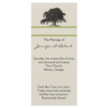 Oak Tree Plantation in Green Wedding Program