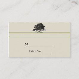 Oak Tree Plantation in Platzkarten der Grünen Hoch