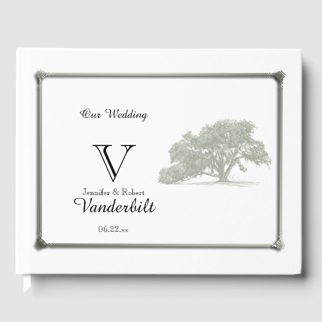 Oak Tree Plantation Mariage Livre d'or (Recto)