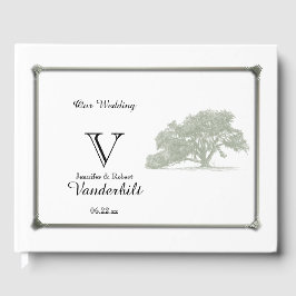 Oak Tree Plantation Wedding Guest Book Gästebuch