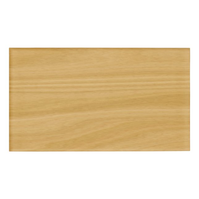Oak Wood Namenschild (Vorderseite)