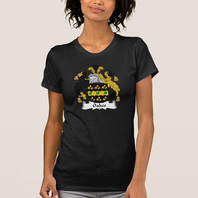 Oakes Familienwappen T-Shirt (Vorderseite)