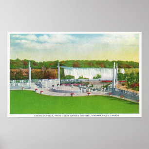 Oakes Garten-Theater-Ansicht der amerikanischen Poster