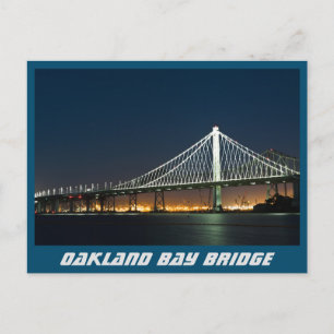 Oakland Bay Bridge Postkarte