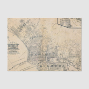 Oakland, Berkeley, Alameda Seidenpapier
