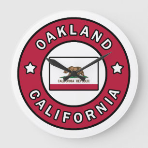 Oakland California Große Wanduhr