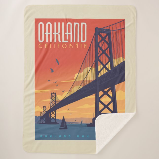 Oakland, California Sherpadecke (Vorderseite)