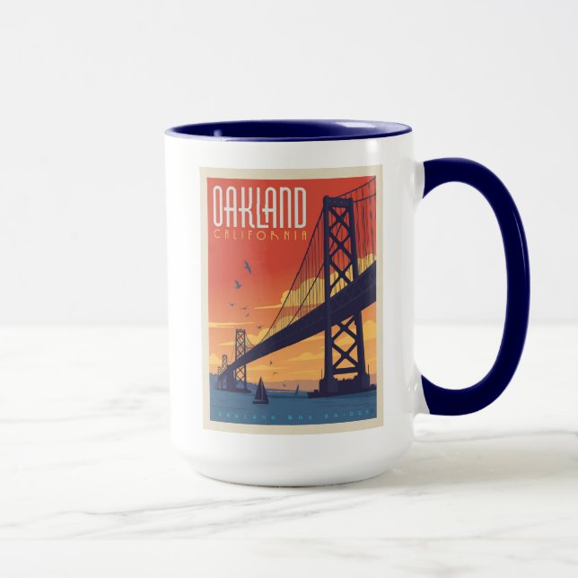 Oakland, California Tasse (Rechts)