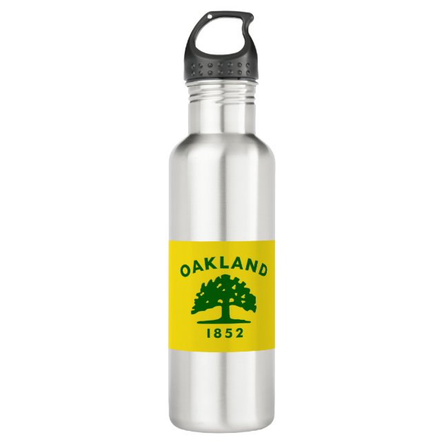 Oakland Calofornia Edelstahlflasche (Vorderseite)