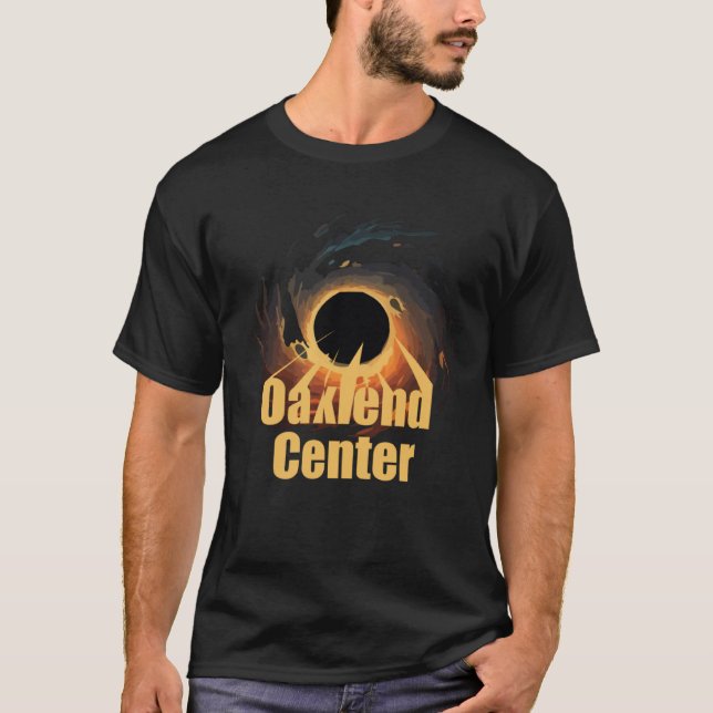 Oakland Center Blackhole T-Shirt (Vorderseite)