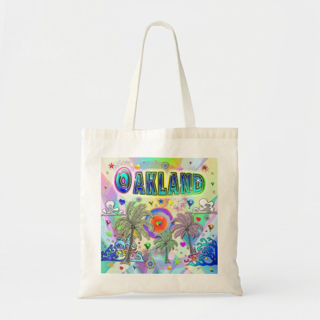 Oakland Deep Dream Traumtasche Tragetasche (Vorne)
