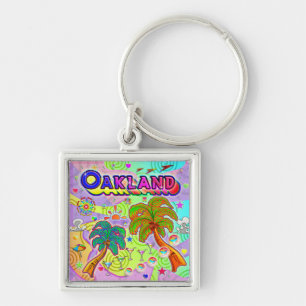 Oakland Ferien Ziel-Schlüsselanhänger Schlüsselanhänger