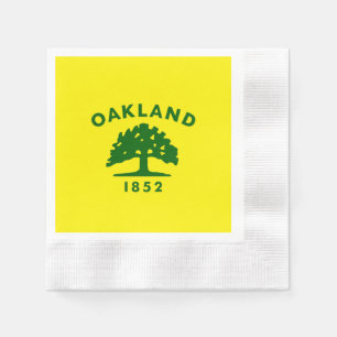 Oakland-Flagge Serviette