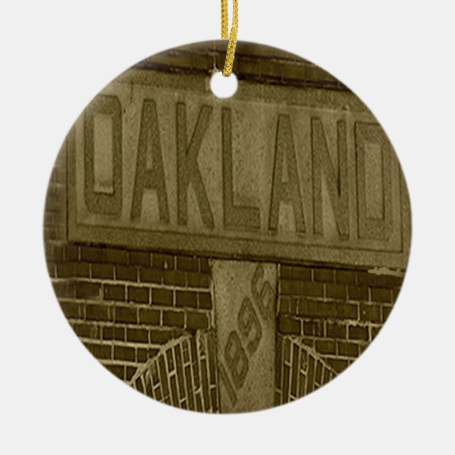 Oakland Friedhof, Oakland Friedhof Atlanta, Oaklan Keramik Ornament (Vorne)