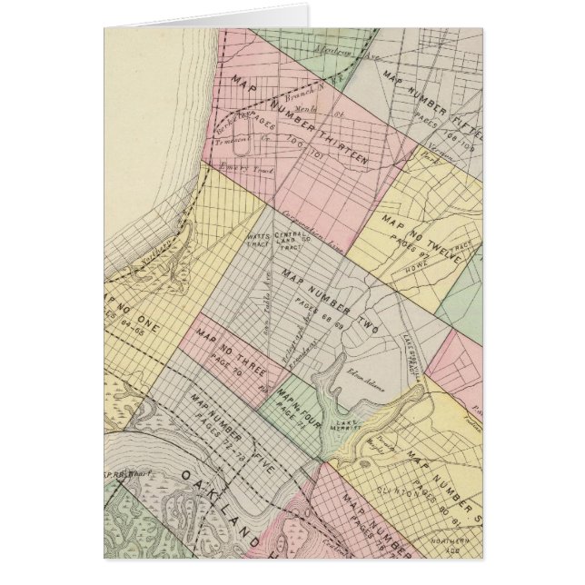 Oakland-Indexkarte (Vorne)