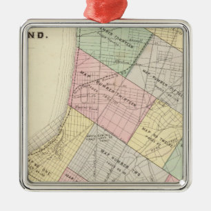 Oakland-Indexkarte Ornament Aus Metall